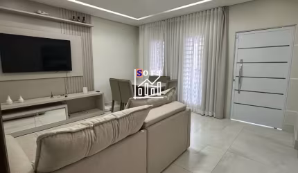 Casa 03 Quartos (01 Suíte) - Porcelanato - Cozinha com Ilha