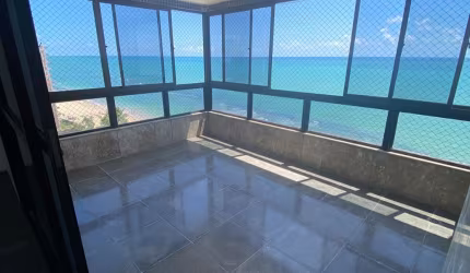 Apartamento com 4 suítes para locação na beira-mar de Piedade – 335m²