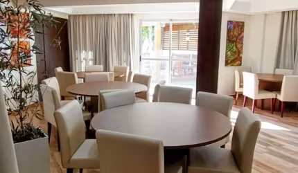 APARTAMENTO SEMI MOBILIADO COM 2 QUARTOS SACADA COM CHURRASQUEIRA