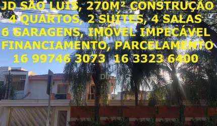 Sobrado com 4 dormitórios à venda, 270 m² por R$ 695.000,00 - Jardim São Luiz - Ribeirão Preto/SP