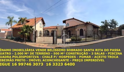 Sobrado à venda, Bairro Jardim - Santa Rita do Passa Quatro/SP