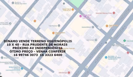 Terreno à venda, 296 m² - Higienópolis - Ribeirão Preto/SP