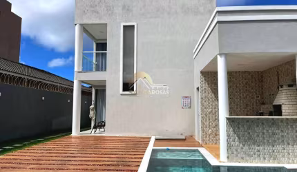 Casa em condomínio fechado com 3 quartos para alugar no Buraquinho, Lauro de Freitas , 110 m2 por R$ 5.500
