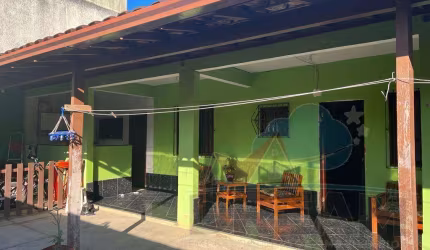 Casa para Venda em Rio das Ostras, Loteamento Extensão do Serramar, 2 dormitórios, 1 banheiro, 2 vagas