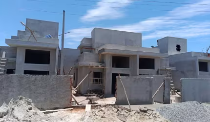 Casa para Venda em Rio das Ostras, Enseada das Gaivotas, 3 dormitórios, 1 suíte, 2 banheiros, 1 vaga