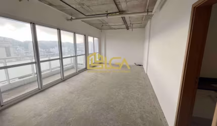 Barão Office - Sala comercial a venda, Encruzilhada, Santos | Andar alto