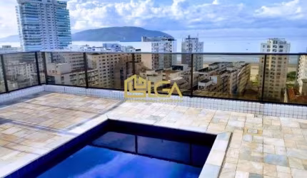 Cobertura com 3 dorms, Gonzaga, Santos, Cod: 2696