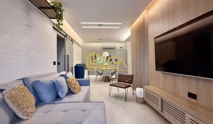 Apartamento a venda - Gonzaga - Santos | Andar alto - Varanda Gourmet