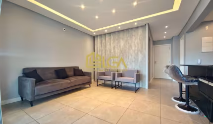 Apartamento para Locação - Ponta da Praia - Santos l Mobiliado com sacada