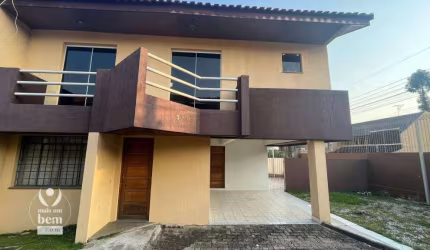 Incrível sobrado de 165 m² com 4 quartos, sacada, churrasqueira, 2 vagas de garagem à venda por R$ 800.000 - Atuba - Curitiba/PR