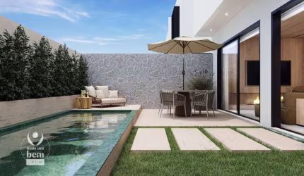 Linda casa com 198 m², 3 quartos sendo 1 suíte com closet à venda por R$ 1.395.000 - Campo Comprido - Curitiba/PR