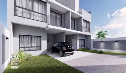Sobrado em condomínio com 3 dormitórios à venda, 120 m² por R$ 740.000 - Uberaba - Curitiba/PR