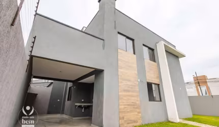 Sobrado de esquina com 139 m², 3  quartos (1 suíte) à venda por R$ 829.000 - Estância Pinhais - Pinhais/PR