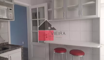 Apartamento à venda, sala 2 ambientes, 2 dormitórios sendo 1 suite e 1 vaga de garagem,  todo refor