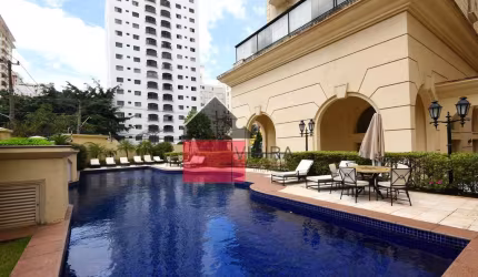 Apartamento para locação, Jardim Paulista, São Paulo, SP 4 suítes com closet, armários e varanda pr