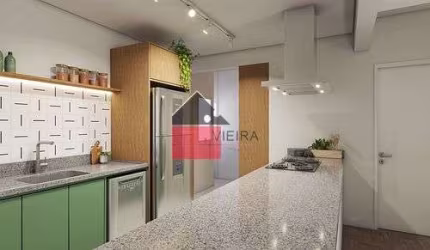 APARTAMENTO DOIS DORMITORIOS, SENDO UMA SUITE,  SALA DOIS AMBIENTES, WC SOCIAL, COZINHA AREA DE SER
