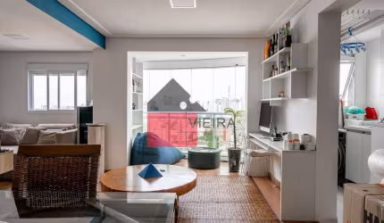 Apartamento 62m² na região da Consolação - SP 1 dormitório sendo suíte, sala estendida 2 ambientes,