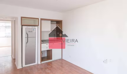 Studio para locação com 45mts²au com ar condicionado e sacada, próximo a estação Mackenzie, Consola