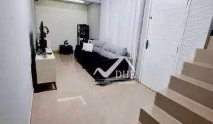 Sobrado à venda, 90 m² por R$ 380.000,00 - Caneleira - Santos/SP