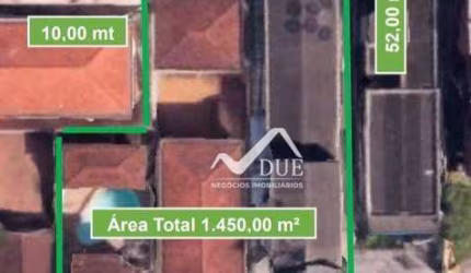 Terreno à venda, 1450 m² por R$ 13.050.000,00 - Gonzaga - Santos/SP