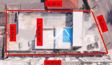 Terreno à venda, 1364 m² por R$ 12.284.000,00 - Gonzaga - Santos/SP