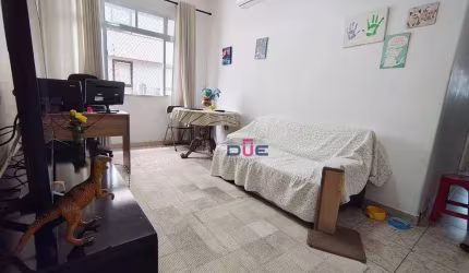 Apartamento com VISTA MAR , 2 dormitórios, 2 BANHEIROS, VARANDA FRENTE MAR NA QUADRA DA PRAIA à venda, 77 m² por R$ 573.000,00 Aparecida - Santos/SP