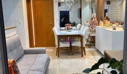 Apartamento com 2 dormitórios andar alto, de frente com lazer complketo, condominio semi novo, à venda, 58 m² por R$ 652.000 - Vila Matias - Santos/SP