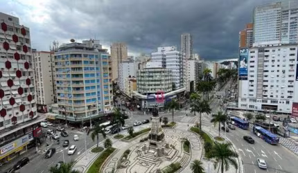 Apartamento Icônico com 2 suítes à venda, 168 m² por R$ 742.000 - Gonzaga - Santos/SP