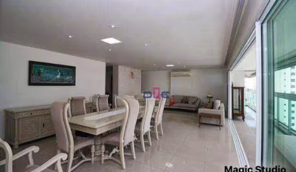 Apartamento com 4 dormitórios à venda, 191 m² por R$ 1.900.000 - Gonzaga - Santos/SP