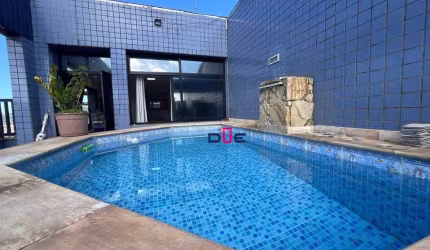 Cobertura com 3 dormitórios à venda, 138 m² por R$ 680.000,00 - Estuário - Santos/SP