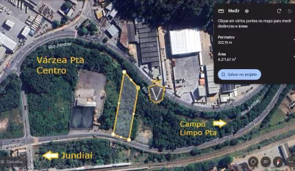 Terreno à venda, 4270 m² por R$ 2.100.000,00 - Área Industrial - Várzea Paulista/SP
