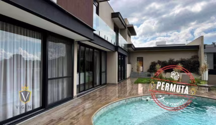 Casa com 3 dormitórios à venda, 290 m² por R$ 4.350.000,00 - Jardim Samambaia - Jundiaí/SP