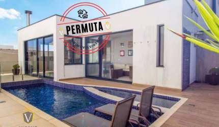 Casa à venda com piscina Cond. Terras de Jundiaí - Vale Azul - Jundiaí/SP