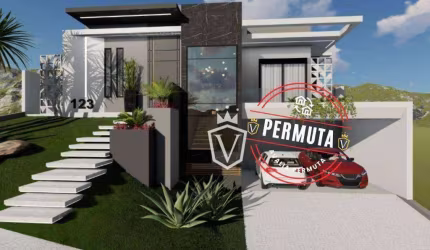 Casa com 3 quartos com piscina à venda, 195 m² por R$ 1.380.000 - Jardim Caxambu - Jundiaí/SP