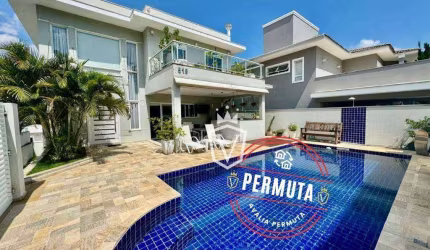 Casa com piscina à venda, 332 m² por R$ 2.700.000 - Condomínio Reserva da Serra - Jundiaí/SP