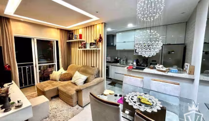 Apartamento com 2 dormitórios à venda, 53 m² por R$ 373.000,00 - Colônia - Jundiaí/SP