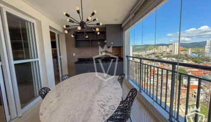 Apartamento mobiliado com 3 suítes para alugar, 268 m² no Alta Vista - Anhangabaú - Jundiaí/SP