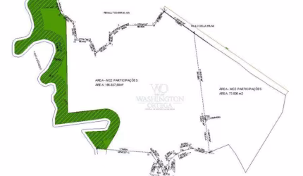 Área à venda, 26883768 m² por R$ 16.399.098,48 - Roseira de São Sebastião - São José dos Pinhais/PR