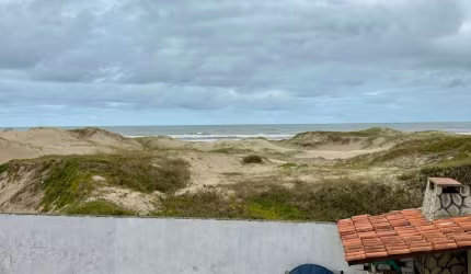 Apartamento mobiliado com vista ampla para o mar no bairro salinas