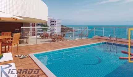 Apartamento 2 quartos à venda na Praia do Morro - Guarapari ES - Lançamento moderno com lazer na cobertura - Vista Mar