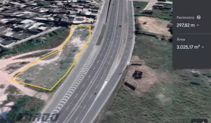 Lote / terreno à venda de 3000 m², as margens da Rodovia do Sol, São Conrado, Vila Velha ES.