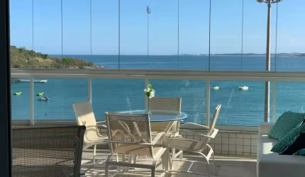 Apartamento 4 quartos à venda de Frente Para o Mar da Praia do Morro, Guarapari ES (lazer completo)