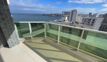 Apartamento 3 quartos à venda, com vista para o mar da Praia do Morro, Guarapari - ES, área de lazer completa