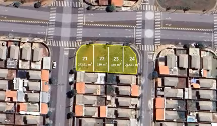 Lote em Tatuí, ótimo para comércio, 180 e 242,61 m².