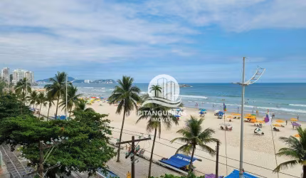 ÓTIMO APTO  FRENTE TOTAL AO MAR NA PRAIA DE PITANGUEIRAS, 1 DORM. 1 VAGA DE GARAGEM.