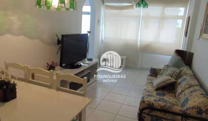 Apartamento com 1 dormitório à venda, 55 m² - Pitangueiras - Guarujá/SP