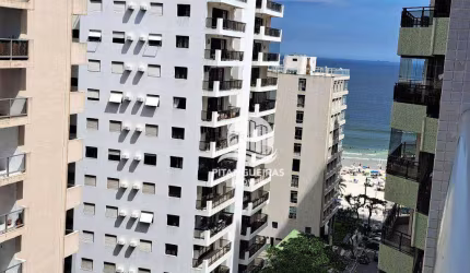 APARTAMENTO COM 3 DORMITÓRIOS COM VISTA PARA O MAR, 1 QUADRA DA PRAIA DE PITANGUEIRAS, COM 2 VAGAS PARA AUTO