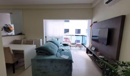 Flat com 2 dormitórios à venda, 65 m²- Pitangueiras - Guarujá/SP