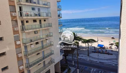 Apartamento aomplo com vista para o mar, 50 metros da praia na Pitangueiras