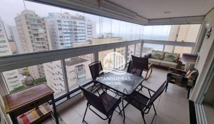 Apartamento com 3 dormitórios para alugar, 105 m² - Pitangueiras - Guarujá/SP